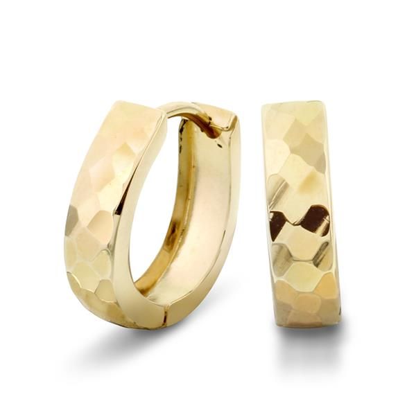 Hovedbilde Gull øreringer, 11 mm