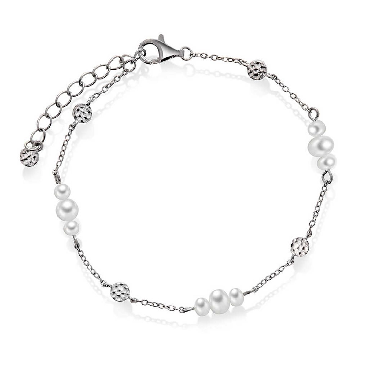 Fairy armbånd med perle rhodinert