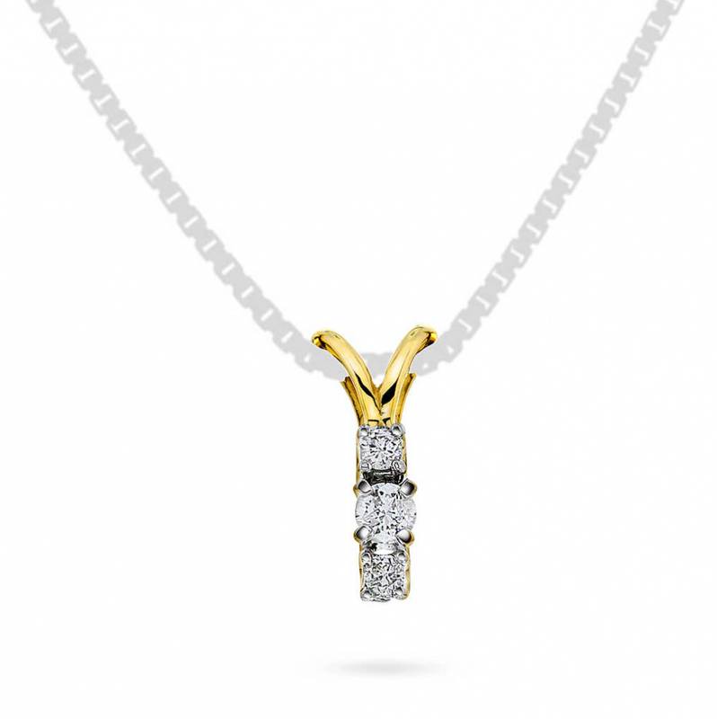 Emma gull anheng, 0,08ct