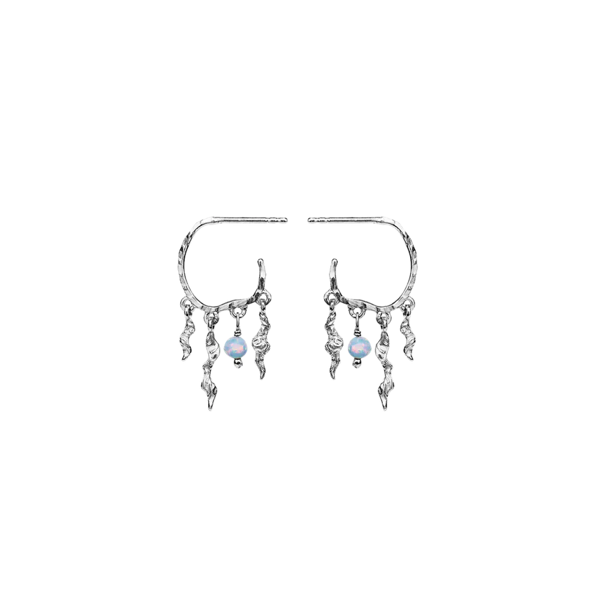 Bayou ørepynt sølv, Maanesten