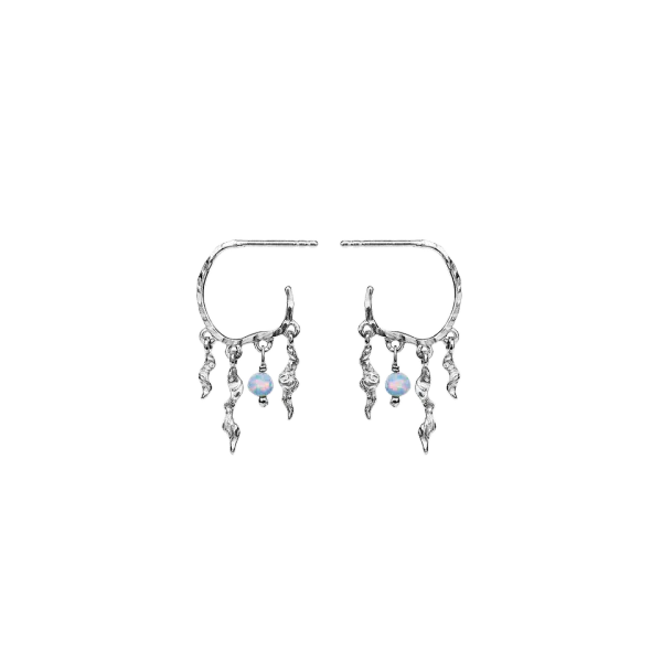 Hovedbilde Bayou ørepynt sølv, Maanesten