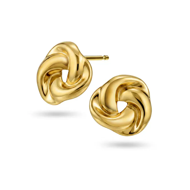 Hovedbilde Kindred studs i forgylt stål