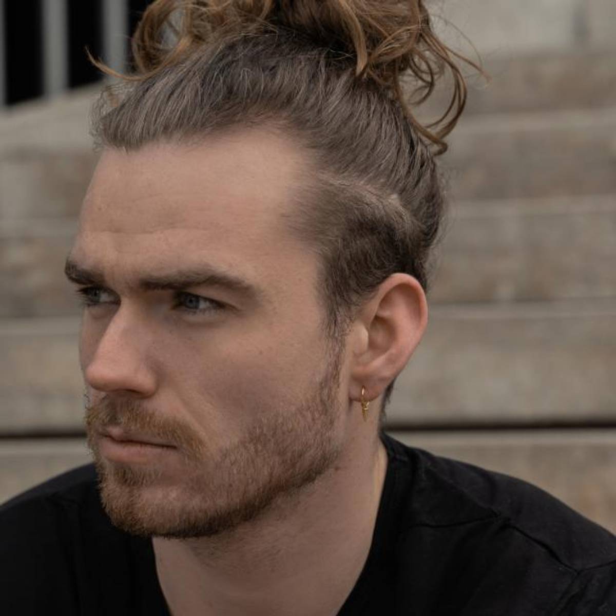 Son Of Noa ørering i forgylt sølv med spike