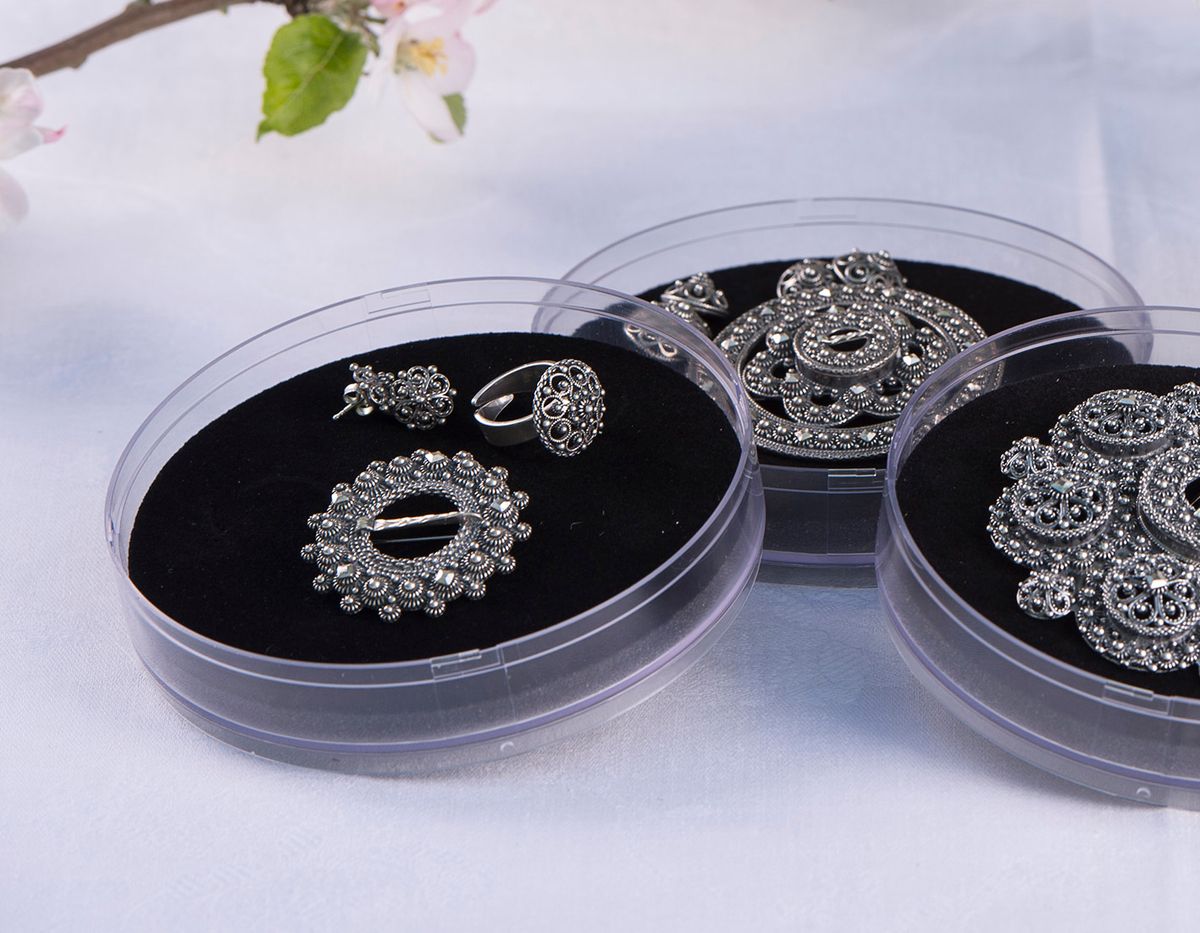 TeleRosa Tradisjon Hvit stort smykkeskrin