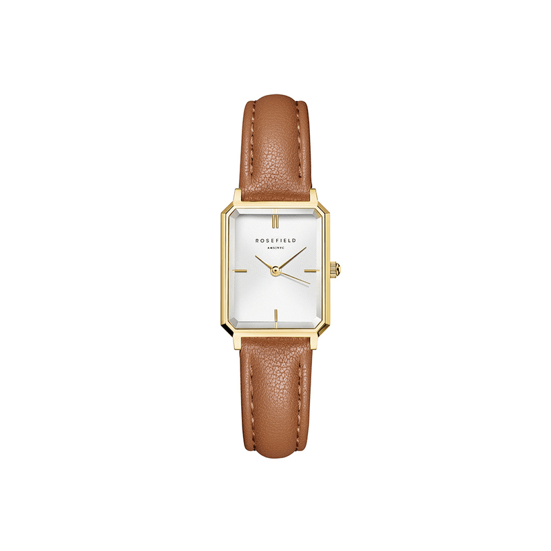 Rosefield The Octagon XS med brun reim