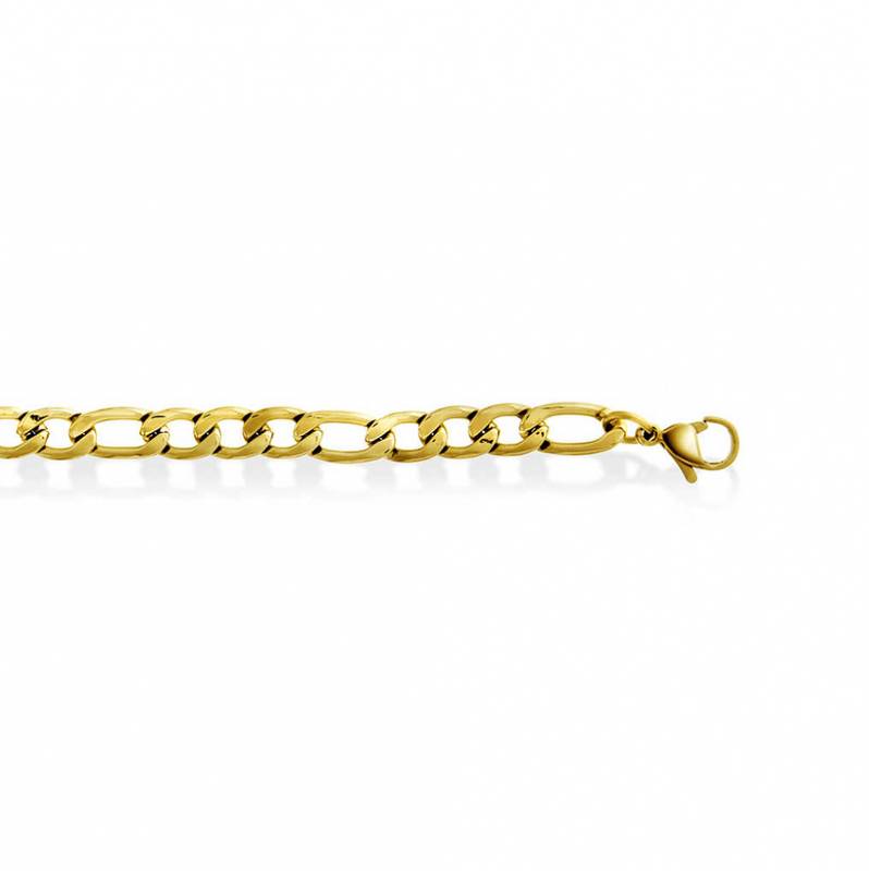 Figaro kjede stål forgylt 6,0mm/50cm