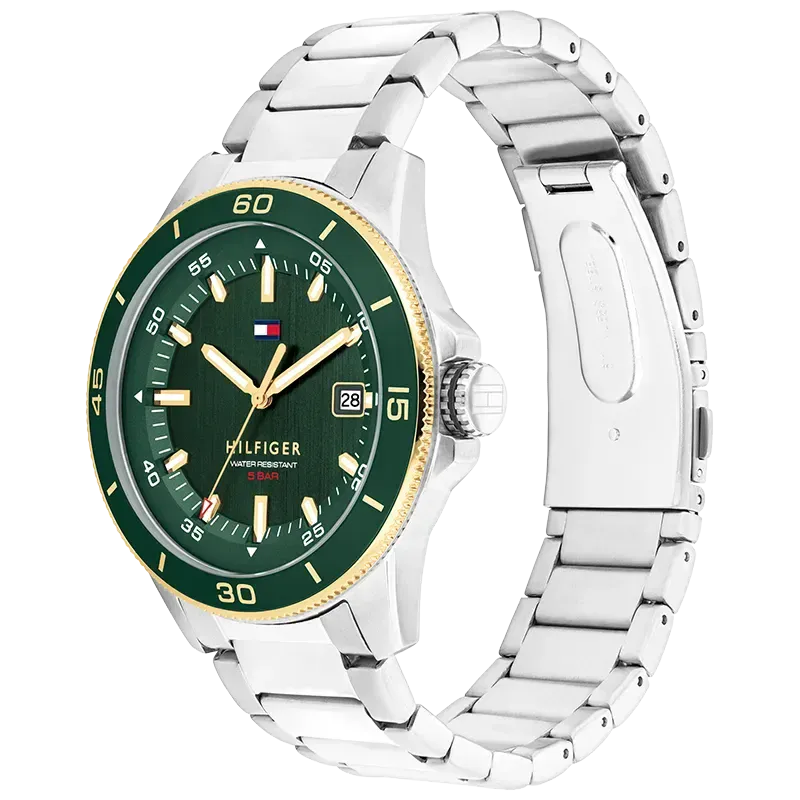 Tommy Hilfiger grønn/stål